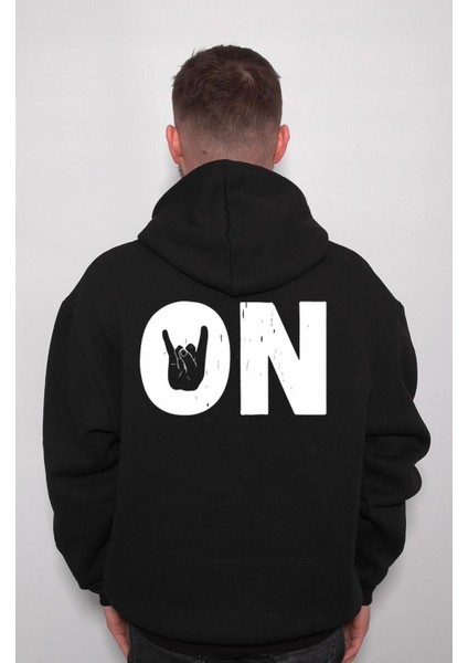 Rock And Roll Heavy Metal On Music Sweatshirt Kapüşonlu Hoodie fiyatları