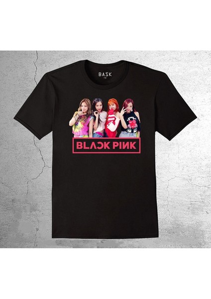 Black Pink K-Pop Kore Korea Tişört Çocuk T-Shirt