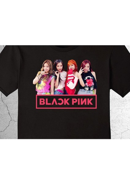 Black Pink K-Pop Kore Korea Tişört Çocuk T-Shirt fiyatları
