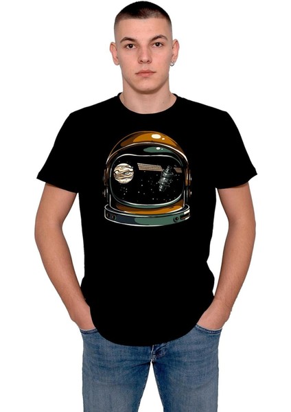 Space Moon Galaksi Astronot Cosmos Tişört T-Shirt