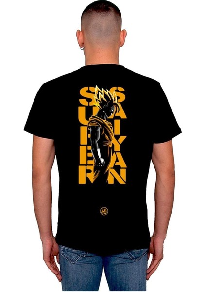 Naruto Anime Japanese Super Saiyan Tişört T-Shirt