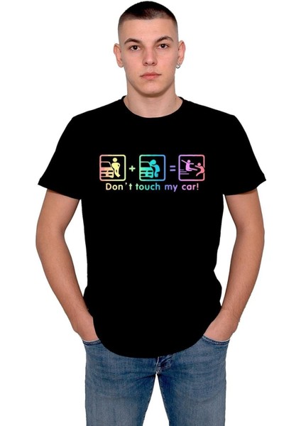 Don't Touch My Car Arabama Dokunma Modifiye Roll Tişört T-Shirt
