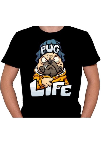 Pug Life Köpek Gangsta Dog Rıfkı Pug Tişört T-Shirt fiyatları