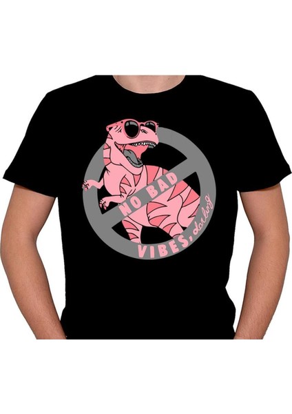 No Bad Vibes Dinasour Dinazor Tişört T-Shirt fiyatları