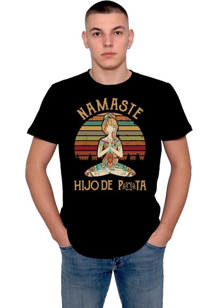 Yoga Namaste Ohm Aum Hıjode Çakra Tişört T-Shirt