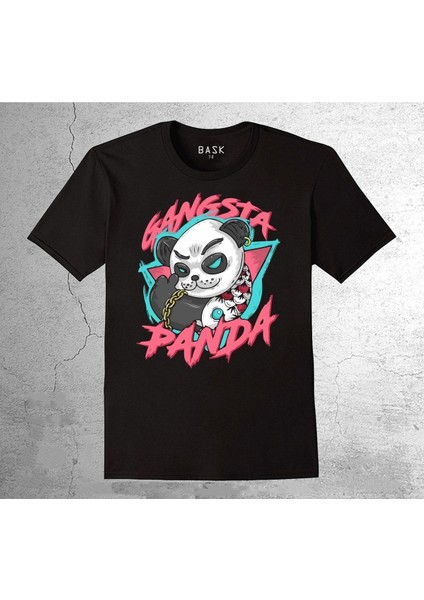 Gangsta Panda Animal Warior Guns Tişört Çocuk T-Shirt