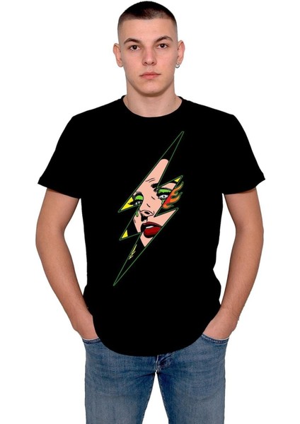 Şimşek Girl Kadın Retro Tişört T-Shirt