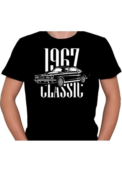 Ford Mustang 1967 Classic Car Klasik Araba Tişört T-Shirt fiyatları