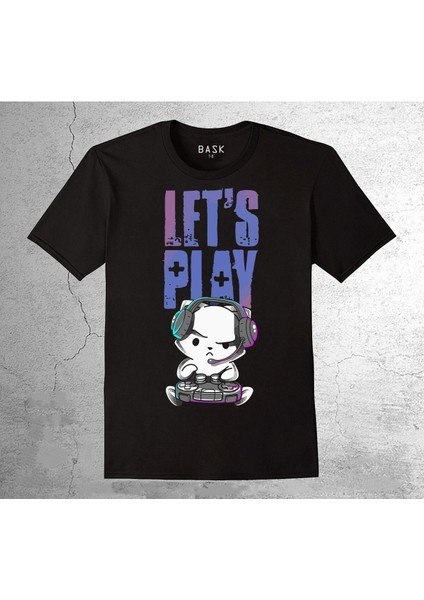 Lets Play Cat Dj Kedi Party Time Tişört Çocuk T-Shirt