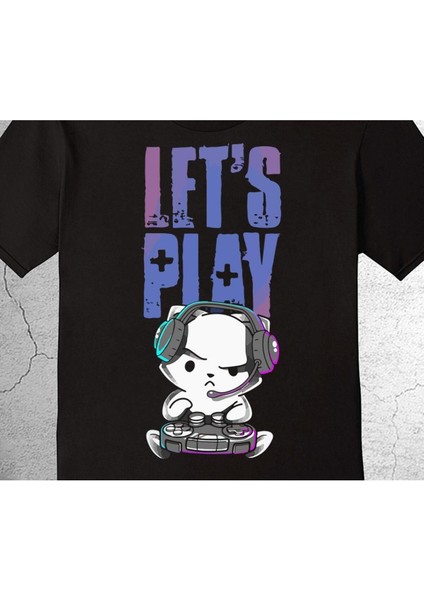 Lets Play Cat Dj Kedi Party Time Tişört Çocuk T-Shirt fiyatları