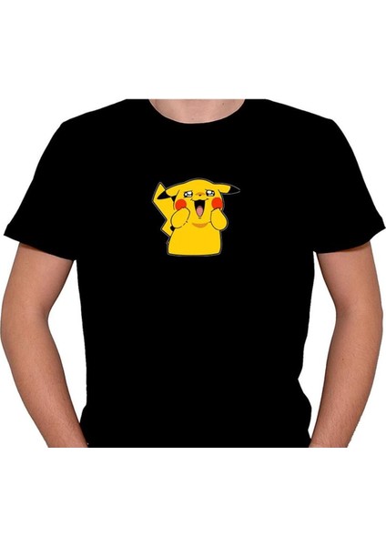 Pokemon Pikachu Pika Pika Electric Elektrik Tişört T-Shirt fiyatları