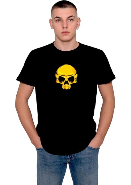 Skull Kuru Kafa Iskelet Tişört T-Shirt
