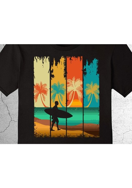 Summer Yaz Surf Deniz Kum Güneş Tişört Çocuk T-Shirt fiyatları