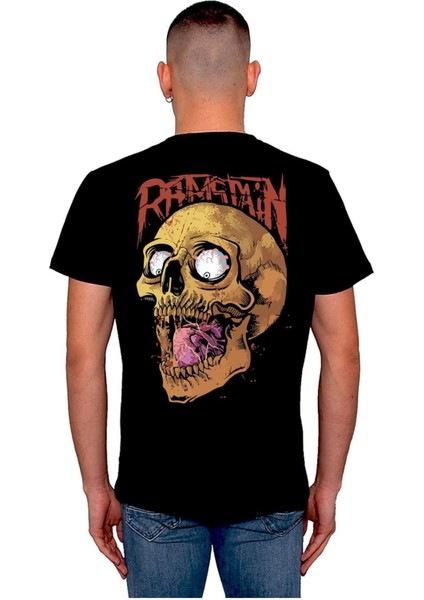 Ramstain Remsten Skull Kuru Kafa Music Tişört T-Shirt