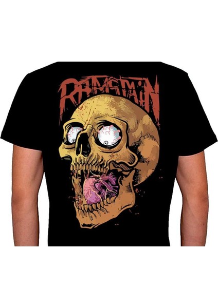Ramstain Remsten Skull Kuru Kafa Music Tişört T-Shirt fiyatları