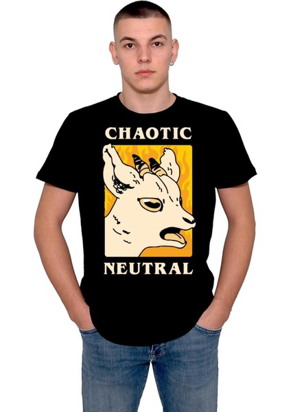 Geyik Chaotic Neutral Doğada Yaşam Tişört T-Shirt