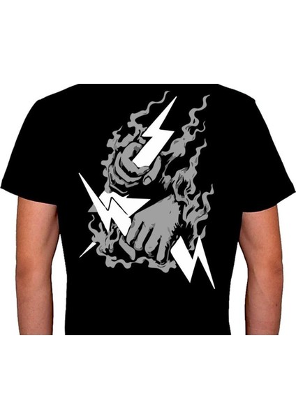 Elektrik Şimşek Yıldırım Retro Tişört T-Shirt fiyatları
