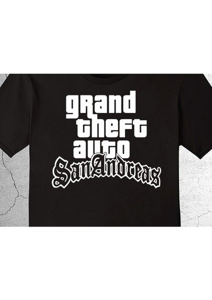 Gta Sanandreas Grand Theft Auto Tişört Çocuk T-Shirt