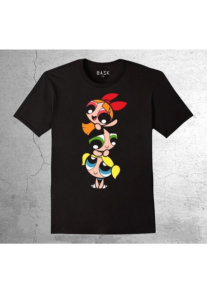 Powerpuff Girls Blossom Bubbles Buttercup Tişört Çocuk T-Shirt
