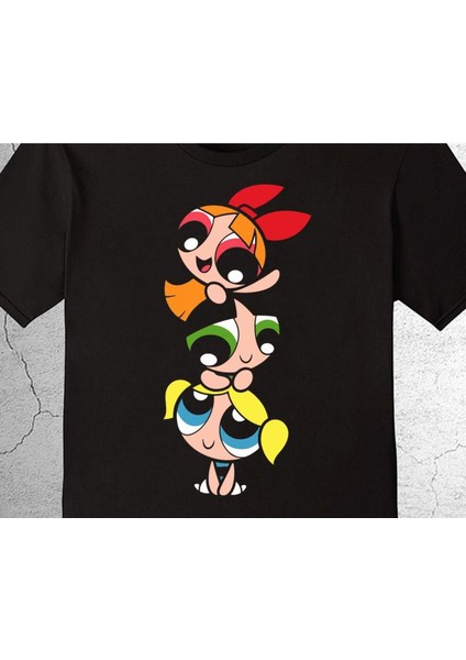 Powerpuff Girls Blossom Bubbles Buttercup Tişört Çocuk T-Shirt fiyatları