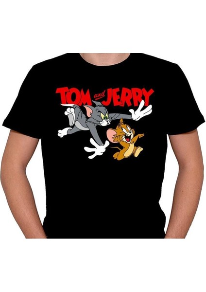 Tom And Jerry Kedi Fare Cartoon Network Tişört T-Shirt fiyatları
