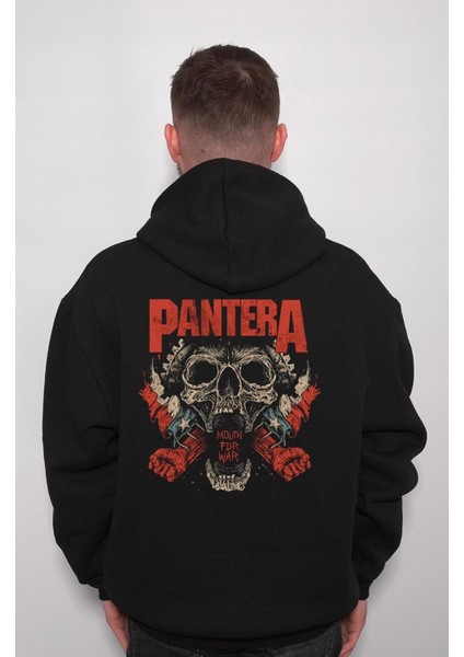Pantera Skull Kuru Kafa Heavy Metal Sweatshirt Kapüşonlu Hoodie indirimleri