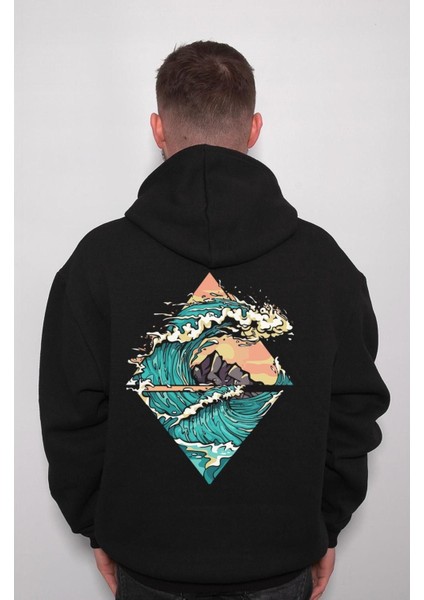 Sea Deniz Dalga Surf California Sweatshirt Kapüşonlu Hoodie fiyatları