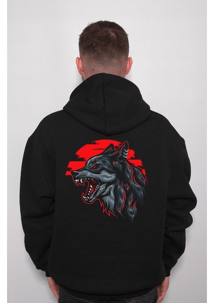 Wolf Kurt Bozkurt Kurt Kafası Sweatshirt Kapüşonlu Hoodie fiyatları