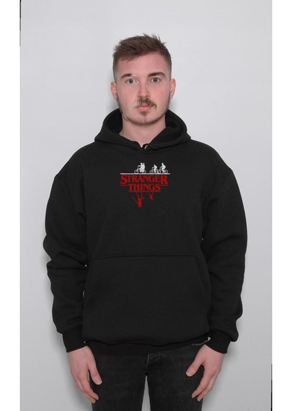 Stranger Things Welcome To The Upside Down Sweatshirt Kapüşonlu Hoodie