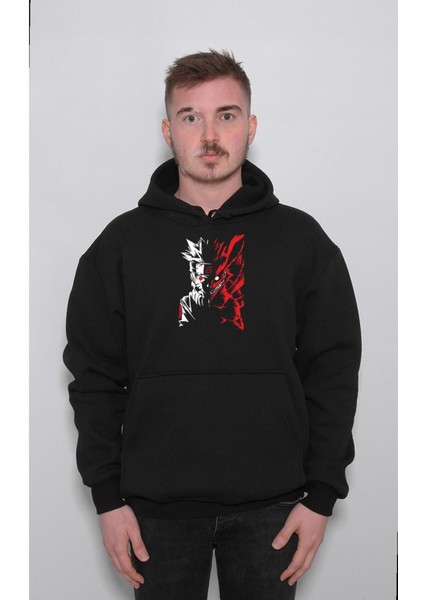 Naruto Shippuden Sasuke Latest Broken Sweatshirt Kapüşonlu Hoodie