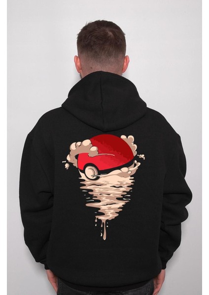 Pokemon Pokemon Go Kırmızı Top Sweatshirt Kapüşonlu Hoodie indirimleri
