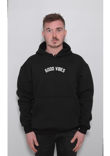 Good Vibes Iyi Enerji Enerjik Sweatshirt Kapüşonlu Hoodie