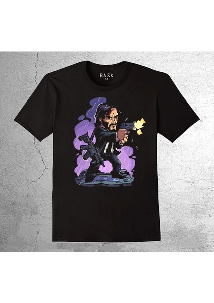 John Wick Guns Keanu Reeves Tişört Çocuk T-Shirt