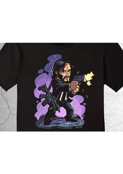 John Wick Guns Keanu Reeves Tişört Çocuk T-Shirt fiyatları