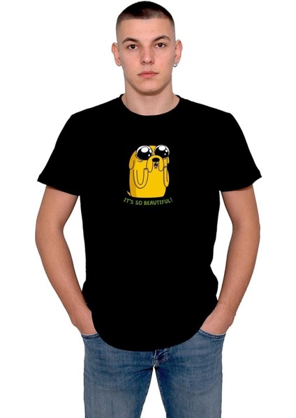 It's So Beautiful Dog Adventure Time Dog Jake Tişört T-Shirt