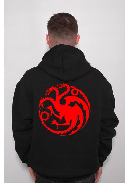 Targaryen Game Of Thrones Fıre And Blood House Sweatshirt Kapüşonlu Hoodie fiyatları