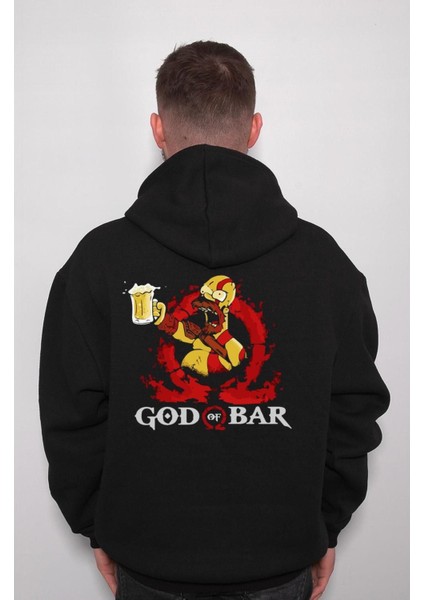 God Of War Simpson's God Of Bar Sweatshirt Kapüşonlu Hoodie fiyatları