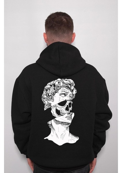 Kuru Kafa Skull Grecee Heykel Sweatshirt Kapüşonlu Hoodie indirimleri