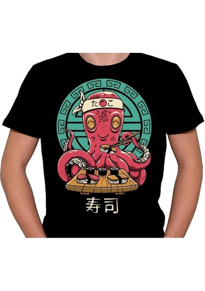 Octo Sushi Bar Ahtapot Suşi Tişört T-Shirt fiyatları