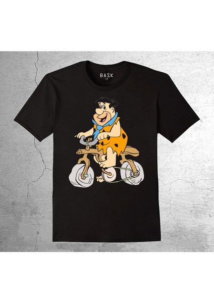 Taş Devri Fred Çakmaktaş Çizgi Film Tişört Çocuk T-Shirt