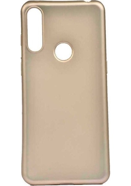 Alcatel 3x 2019 Uyumlu Kılıf Zore Premier Silikon Kapak, Gold