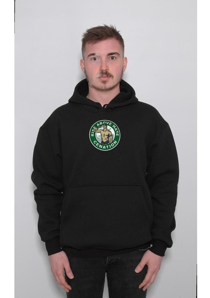 John Cena Never Give Up American Güreşi Sweatshirt Kapüşonlu Hoodie
