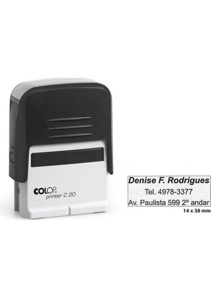 Prınter C20 Siyah Kasa Siyah Keçe - 14X38MM fırsatları