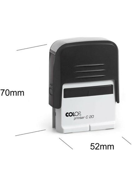 Prınter C20 Siyah Kasa Siyah Keçe - 14X38MM indirimleri