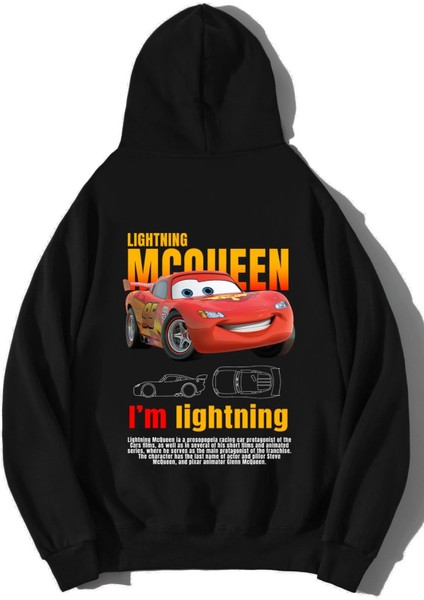 Oversize Şimşek Mcqueen Hoodie