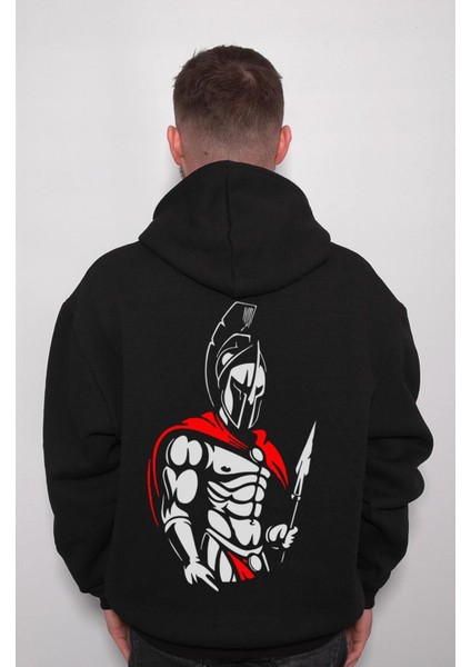 Spartan Moaon Aabe Spartalı Kask Mızrak Sweatshirt Kapüşonlu Hoodie fiyatları