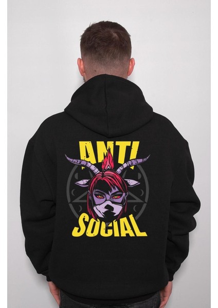 Anti Social Social Club Anti Sosyal Grup Sweatshirt Kapüşonlu Hoodie