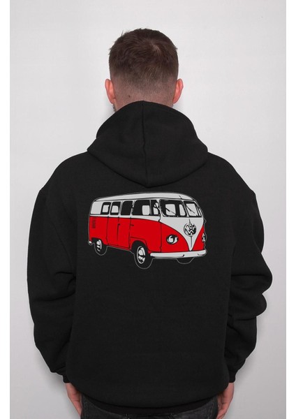 Volkswagen Vw Hippie Minibüs Sweatshirt Kapüşonlu Hoodie fiyatları