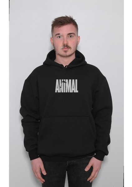 Animal Fitness Gym Tank Sporcu Sweatshirt Kapüşonlu Hoodie