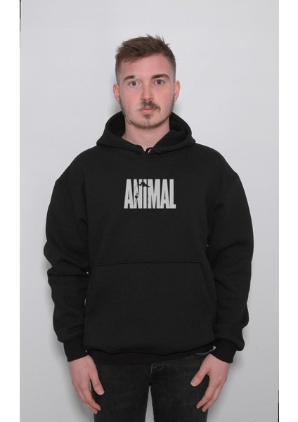 Animal Fitness Gym Tank Sporcu Sweatshirt Kapüşonlu Hoodie